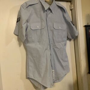 Classic Light Blue Men's Dress Shirt